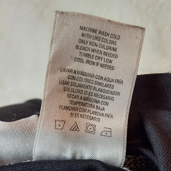 Nordic Track Black White High Rise Athletic Leggings Size L - Picture 12 of 14